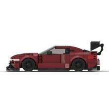 Set de Bloques de Construcciónécnica Superdeportivo Rojo 377 Piezas, Modelo Realista de Coche Deportivo, Juguete Educativo para Niños, para Coleccionismo y Decoración de Coches Urbanos - 377PCS PDF - Ver 3
