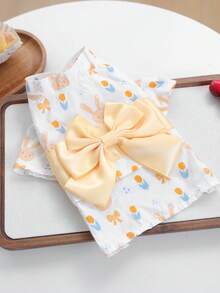 PETCIRCLE 1pc Pet Clothes, Outdoor & Indoor Apparel, European & Korean Style, Suitable For Poodle, Teddy, Small Dog & Puppy, Casual Yukata - Yellow Bow Tie - Multicolor - View 10