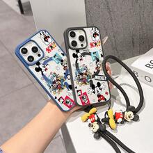 This Disney Mickey Mouse Lanyard Phone Case Is Fully Covered In TPU Material, Features Strong Magnetic Closure, Is Shockproof And Lightweight, And Is Compatible With IPhone17/16/11/13/15/15 Plus/15 Pro/15 Pro Max/12/14 Pro Max/11 Pro Max/12 Pro/12 Pro Max/13. This Phone Case Is A Popular Birthday Gift Or Business Gift Choice; It Is Durable, Stain- And Fingerprint Resistant, And Suitable For Both Men And Women. The Set Also Includes A Mickey Mouse Phone Case And A Mickey Mouse Plush Bracelet, Making It A Perfect Gift For Friends And Family. This Stylish Phone Case Is Fun, Lightweight, And Durable. IPhone17 Pro Max Phone Case, Minnie Mouse Phone Case. - Trong sáng - Xem 8