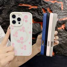 マグネット式黄ばみ防止 | 高級感あふれる2in1アクリルマグネット式スマホケース！スタイリッシュで手触りも良く、実用的な保護機能とマグネット式・耐衝撃設計を融合させた、高級感あふれるケースです。 桜柄ケース  11  17e 手机壳  17e 手机壳 家族、恋人、友人、そして子供たちへのプレゼントに最適です。  13/11 Pro/17 Pro/17 Pro Max/16 Plus/13 Pro Max/16 Pro Max/ 13 pro/14 Pro Max/15 Pro Max/12 Pro Max/15/16e/14/15 Plus/14 Plus/12 Pro/17/17e/14 Pro/11 Pro Max/16/Apple  Air/16 Pro/15 Pro/12 - ブルー - チェックする 4