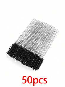 Bộ 50 cọ chuốt mascara dùng một lần, thích hợp cho nối mi/lông mày, cũng có thể dùng làm cọ kẻ mày, cọ tán phấn mắt, cọ xoắn ốc, v.v. - Nhiều màu - Xem 10