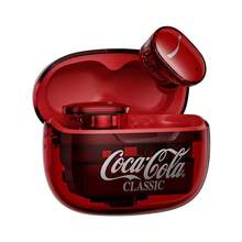 Coca-Cola 可口可乐 T11 真无线耳机，透明设计，触控操作，超长续航，自动配对，经典 Logo，轻巧便携，绝佳礼物 - 查看 7