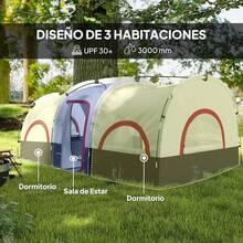 Camping Tents - Grey - View 3