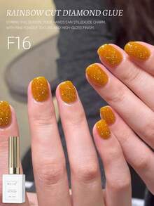 MISSMONDAY 15ml 彩虹闪粉凝胶指甲油 夏日糖果闪粉凝胶，UV LED 浸粉美甲，半永久，DIY 沙龙级美甲凝胶 - 彩色 - 查看 31