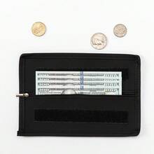 1pc Hidden Security Bag - Concealed Storage Pouch With Strong Adhesive And Zipper, For Storing Cash, Cards, Jewelry - Suitable For Under Bed, Desk, Table, Closet, RV, Secret Compartment To Perfectly Hide Coins, Documents, Ledgers, Watches And Other Valuables, Invisible Storage Design, Multi-Scenario Use - Conventional - View 6