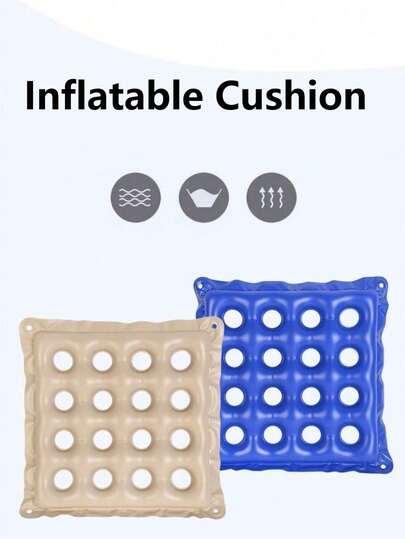 Cojín inflable para alfombra de entrada, cojín antiescaras para ancianos, cojín inflable para silla de ruedas, almohadilla inflable portátil para el hogar