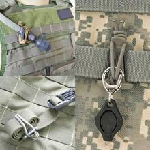 1 Piece Tactical Backpack Hook Set, Mixed-Color Nylon EDC Gear, Quick-Release Carabiner For Survival Tools, With Camping Bag Accessories - 1 Random Item - View 4