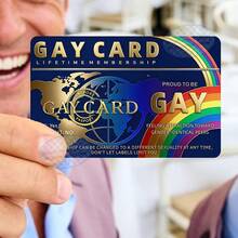 1/3/5pcs LGBTQ+ Pride Lifetime Membership Card - Double-Sided Dreamlike Rainbow Striped World Map Design, Men's ID Card, Non-Adhesive Rectangular Card For Daily Carry And Pride Events, LGBTQ+ Gift, Festive Accessory, Modern Style, Exquisite Craftsmanship, Popular Item, Smooth Surface, Essential For Holiday Crowd - B - View 14