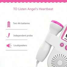 Fetal Doppler Heart Monitor, Compact With Storage Bag And Ultrasound Gel, Easy To Use Handheld Heartbeat Detector - DOP ES - 查看 4