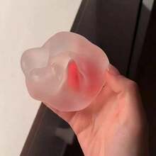 Strawberry Mochi Squishy Toy Slow Rise Stress Relief Sensory Fidget Cute Kawaii Fruit Dessert Model Anti-Anxiety Decompression Gift For Adults Office Desk Travel Party Favor - 粉色 - 查看 3