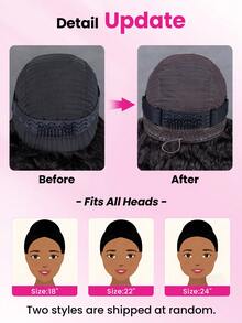 ISEE Peluca de encaje frontal ondulada HAIR Wear Go 6x4 de alta definición, con el cabello pre-recortado y pre-despejado, 180% de densidad de cabello humano, cierre de encaje de 8-30 pulgadas, color natural, línea del cabello natural, adecuada para uso diario de mujeres - SNatural - Ver 6