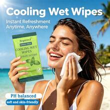 Zepirrcl 1/3 Boxes Disposable Portable Mini Cleaning Wipes For Adults. Soft, Individually Wrapped. Cleanse Your Body Anytime, Anywhere. Suitable For Sports, Outdoor Activities, Picnics, And Parties. 60 Sheets/Box, 15*20CM. - 3BOXES - 查看 7
