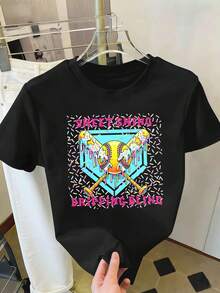 Women T-Shirts - Black - View 2
