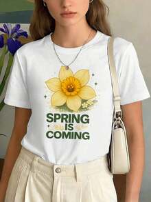 Women T-Shirts - White - View 1