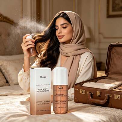 香草茉莉香氛喷雾 - 花香持久，提升自信，100毫升便携装，约会外出必备