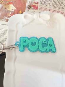 Etiqueta de nombre para llavero de mochila, etiqueta de nombre para llavero, etiqueta para bolsa de pañales, etiqueta para fiambrera, - Verde - Ver 4