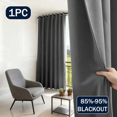 Perdea 1 buc/2 buc, perdea opacă, izolație termică, perdea opacă cu ochiuri, izolație ușoară, anti-UV, decorațiuni interioare pentru dormitor, casă, living, perdea opacă izolată termic - draperii rezistente cu inele de blocare a luminii pentru dormitor și living, tratament pentru ferestre pentru intimitate și controlul temperaturii, perdele pentru living