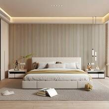 Tấm ốp tường vân gỗ 3D, tấm ốp tường PVC dạng lưới tự dính, tấm trang trí giả gỗ cách âm tự dính, giấy dán tường tự dính có thể tháo rời, decal vinyl, thích hợp trang trí tường phòng khách, phòng ngủ, kích thước: 15,75 inch * 15,75 inch - Lưới tản nhiệt vân gỗ 2 - Xem 12