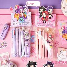 Bộ văn phòng phẩm K-Pop D-Emon Hunter chất lượng cao, thiết thực, thích hợp làm quà tặng trong các bữa tiệc khen thưởng, đồ dùng học tập, kiểu dáng ngẫu nhiên. - Nhiều màu - Xem 7