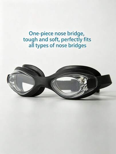 Middle Frame Kids Swimming Goggles, Anti-Fog Anti-Water Cartoon Swimming Goggles With Soft Silicone Pad, Non-Irritating
