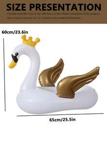 1个儿童游泳池充气座椅圈，可爱漂浮座椅游泳圈，幼儿学习游泳池浴缸带双把手充气动物游泳圈，儿童腋下漂浮圈，适合夏季游泳 - 彩色 - 查看 11