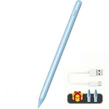Bút cảm ứng đa năng tương thích với iPad 2018-2024, cảm ứng độ nghiêng, nhận diện lòng bàn tay, bút cảm ứng độ chính xác cao, độ trễ thấp tiên tiến, sạc USB, pin lithium-polymer có thể sạc lại, dùng để ghi chú, vẽ và ký tên - Bao gồm linh kiện điện tử. - Nhiều màu - Xem 12