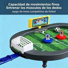 Juego de mesa de fútbol magnético doble, juego de mesa de inteligencia infantil - Negro - Ver 7