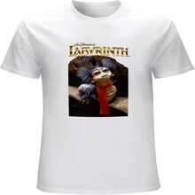 Labyrinth Worm Wall - T-Shirt, White - White - View 2
