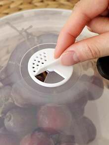Nắp đậy thức ăn dùng được trong lò vi sóng, có thể tái sử dụng, chịu nhiệt và có tay cầm để giữ ấm thức ăn. - nhiều màu - Xem 4