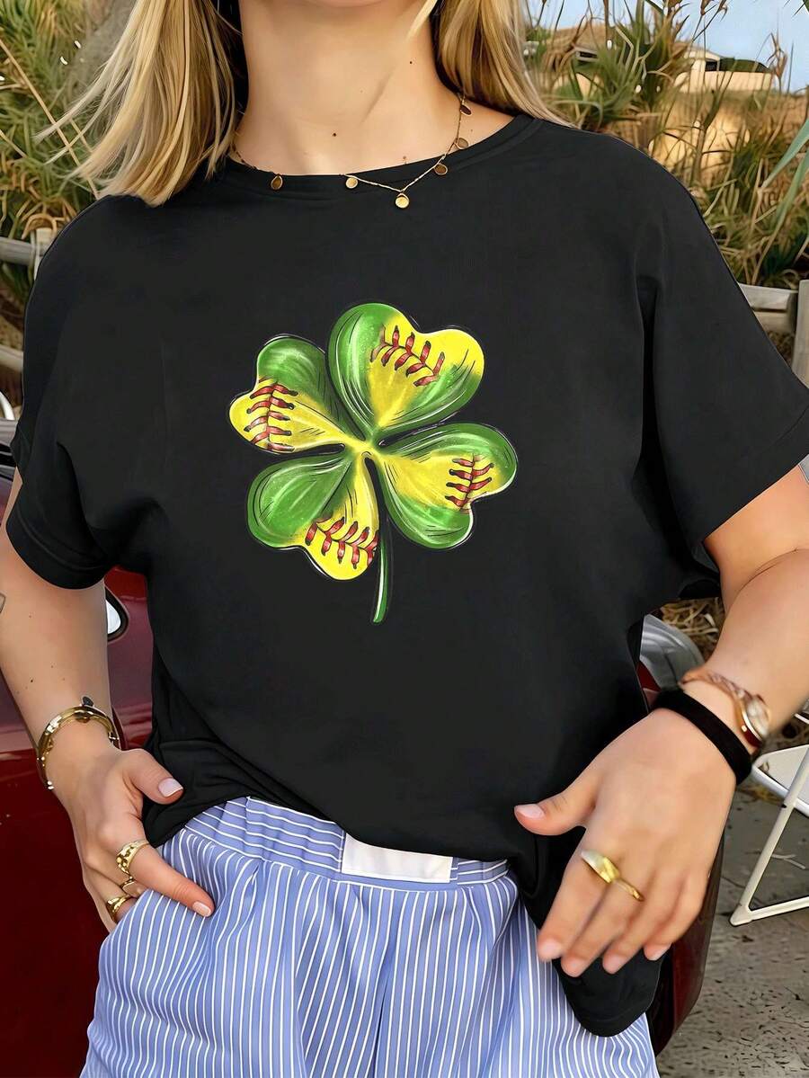 Women T-Shirts - Black - View 1