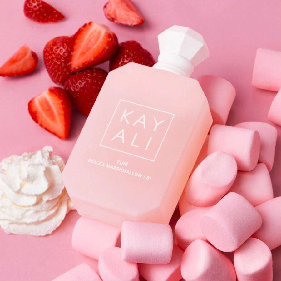 KAYALI Yum Boujee Marshmallow | 81 Eau De Parfum Intense 3.4 Oz / 100ml – Strawberry, Pink Marshmallow & Whipped Vanilla Warm Gourmand Perfume For Women, Long-Lasting Fragrance | Perfume Women, Mother Gifts - Yum Boujee Marshmallow | 81 - 查看 1