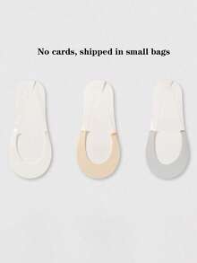 3 Pairs Women's Forefoot Invisible Thin Socks, Non-Slip Half-Toe Socks, Summer Silicone Anti-Slip Socks, Ice Silk Thin Breathable Invisible Socks, Suitable For High Heels, Sneakers, Flats And Sandals. Invisible Yet Beautiful, Highly Elastic Fit Any Foot Type, Essential For Travel And Daily Wear - Multicolor - View 10