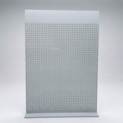 独立式不锈钢工具挂板，承重200磅重型收纳架，无需钻孔，适用于车库手动工具及配件的储物板