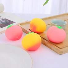 1 món đồ chơi bóp hình quả đào sống động, giảm căng thẳng sáng tạo, bóng bóp mềm mại, kết cấu thoải mái, đồ chơi bóp giảm căng thẳng, bóng bóp giảm áp lực ngón tay, đồ chơi bóp gel mềm thủ công, đồ chơi bóp giảm căng thẳng đàn hồi chậm, quà tặng ngày lễ - Nhiều màu - Xem 4