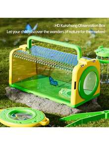 Children's Outdoor Insect Observation Cage & Capture Set, Multi-Functional Insect Catcher Kit, Suitable For Outdoor Exploration, Nature Adventure Toy For 3-8 Years Old Boys & Girls, Great Gift For Young Nature Lovers - Multicolor - View 3
