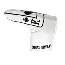 L-Shaped & Straight Golf Putter Head Covers, Universal Protective Club Covers - Peach K Straight Strip - View 2