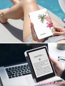 Ốp lưng máy tính bảng họa tiết cây dừa và hoa huệ, tương thích với iPad Air 11 inch M3 2025 / M2 2024, Air thế hệ thứ 5 2022, Air 8 2026 (11/13 inch), (A16) 11 inch thế hệ thứ 11 2025, tương thích với Samsung Galaxy Tab, Kindle Paperwhite thế hệ thứ 12 2024. Mặt lưng trong suốt, ốp bảo vệ họa tiết thời trang, chức năng tự động tắt/mở màn hình, bảo vệ bằng túi khí, phù hợp cho cả công việc văn phòng và làm quà tặng. - Nhiều màu - Xem 9