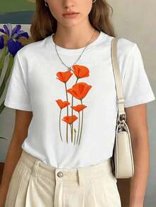Women T-Shirts - White - View 1