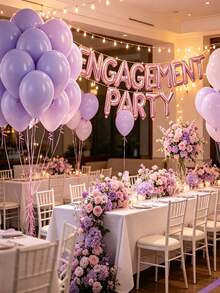 25pcs 10-Inch Pastel Purple Latex Balloons, Premium Matte Balloons Suitable For Gender Reveal Parties, Birthday Parties, Bridal Showers Decoration, Great For DIY Balloon Garlands, Arches, Indoor & Outdoor Events - View 5