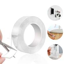Băng keo hai mặt chịu lực cao, không để lại cặn, có thể cắt được, dài 5m/3 mét/1m, đa năng. - Một kích cỡ phù hợp cho tất cả - Xem 6