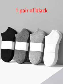 1/5/10/15/20/25/30 Pairs Men's Sports Socks, Essential Ankle Sports Socks, Soft & Lightweight, Versatile Low-Cut Ankle Socks, Women's Long Socks & Stockings, Suitable For Fitness, Autumn Wear - Multicolor - View 15