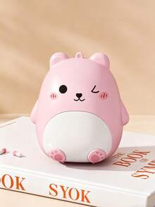 1pc Cute Bear Portable Pill Box, Large Capacity Airtight Medicine Storage Box, Refillable 7-Day Portable Pill Organizer, Small Medicine Storage Box, Airtight Design, Large Capacity Pill Box, Easy To Carry Or Hang On Bag - Multicolor - View 8