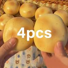 1pc Handmade Coconut Oil Squishy Ball - Upgraded Crunchy Fidget Stress Ball,Potato Crunchy Stress Balls,Ice Skin Fidget Sensory Toys Party Gifts / Holiday Gifts / Birthday Gifts / Relieving The Pressure On Fingers - 派對玩具 - 查看 13