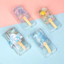 1pc Ice Lolly Squeeze Toy, Stress Relief Malt Candy Squishy Toy, Refreshing Summer Gadget - Multicolor - View 1
