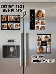 Personalized Photo Fridge Magnets - Customized Photo Magnets | Unique Gifts For Christmas, Valentine's Day, Birthday, Anniversary | Personalized Photo Gifts For Family And Couples - Multicolor 05 - View 3