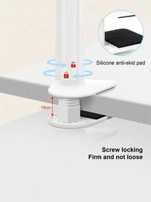 Giá đỡ cổ ngỗng điều chỉnh 360°, thích hợp đặt cạnh giường, trên bàn làm việc, cho máy tính bảng dòng 17/16/15 inch, và các thiết bị chơi game. Sản phẩm được làm từ chất liệu ABS. - Nhiều màu - Xem 5