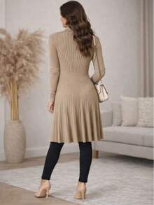 Women Coats - 米色 - 查看 2