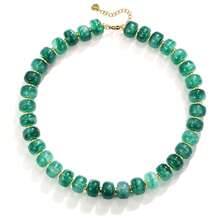 1 chiếc vòng cổ bản to phong cách Bohemian, hạt nhựa nhiều màu sắc và dây chuyền thép không gỉ, phụ kiện vòng cổ mùa hè kiểu Y2K cho các bữa tiệc bãi biển, quà tặng trang sức cho phụ nữ. - Bohemia - Xem 15