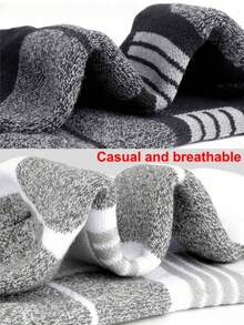 30 Pairs New Black, White, Gray Men's Short Socks, Thin Knit Sports Socks, Breathable Quick-Dry Durable Short Socks, Men's Invisible Socks - Multicolor - View 3