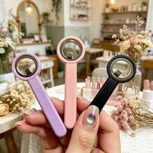 1 chiếc que nam châm tròn chính xác hình mắt mèo có tay cầm, lực hút nam châm mạnh mẽ cho sơn móng tay UV, lỗ nhìn rộng, dụng cụ hỗ trợ nghệ thuật làm móng hiệu ứng mắt mèo rỗng có thể tái sử dụng, que nam châm tự làm sơn móng tay hình mắt mèo. - Nhiều màu - Xem 9